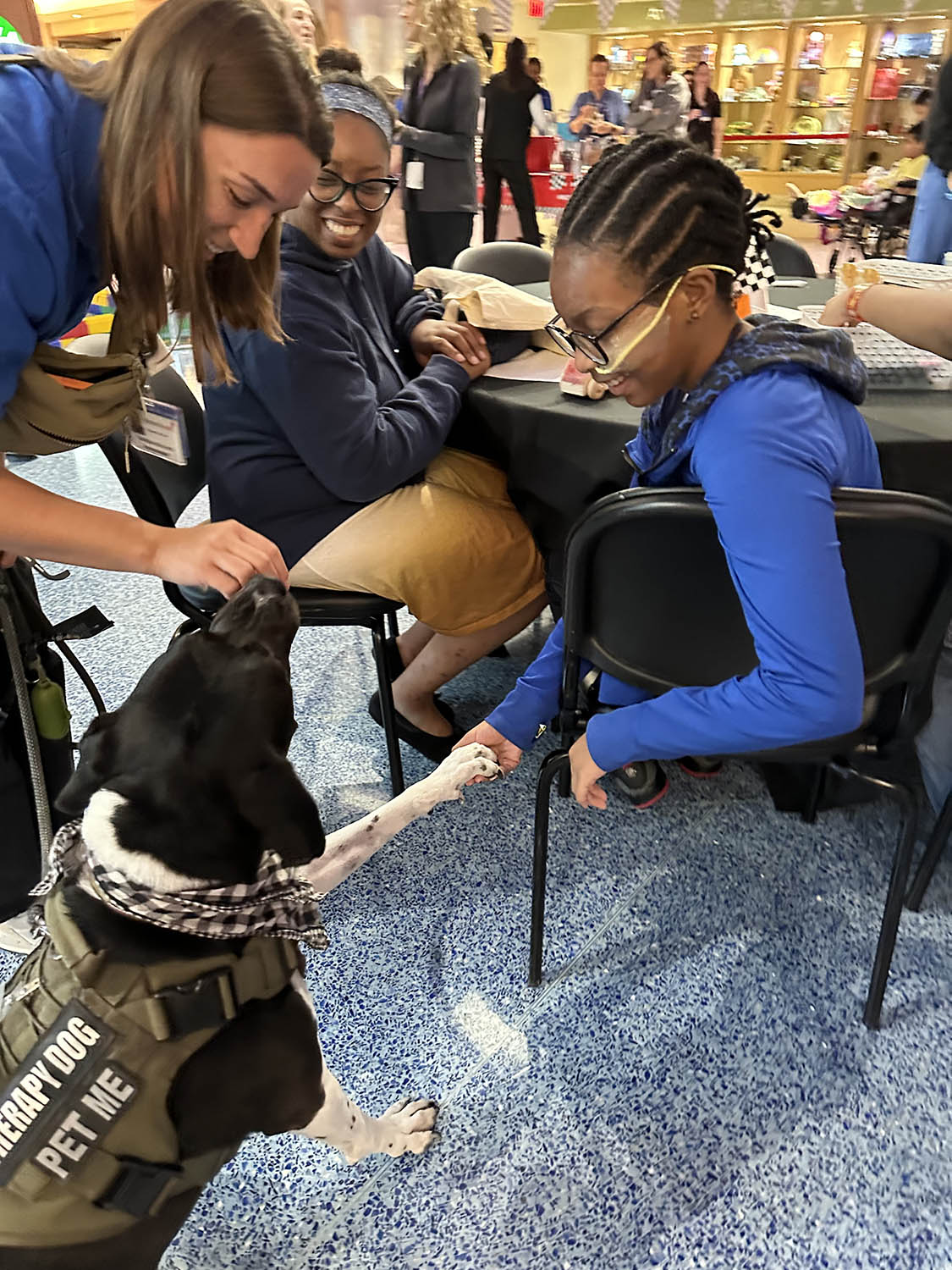 Corey with Patient 2